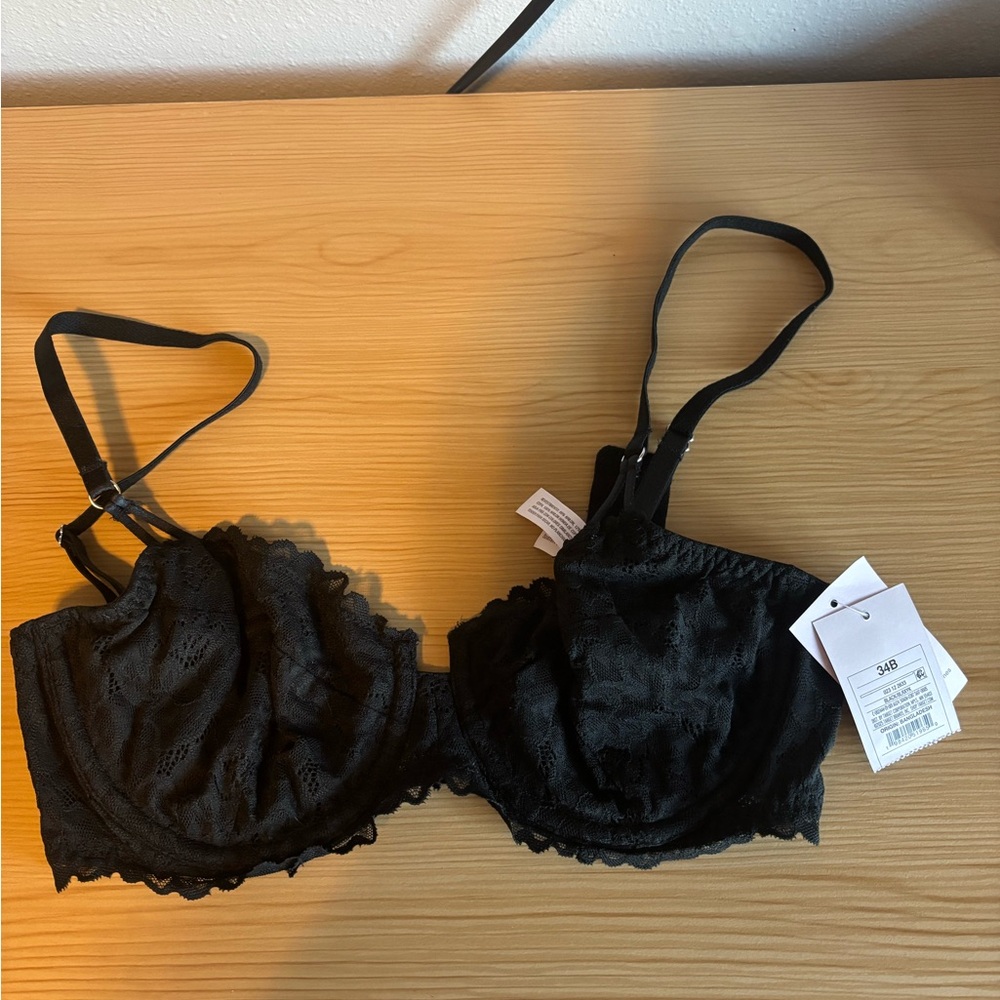 Target Black Lace Underwire Bra